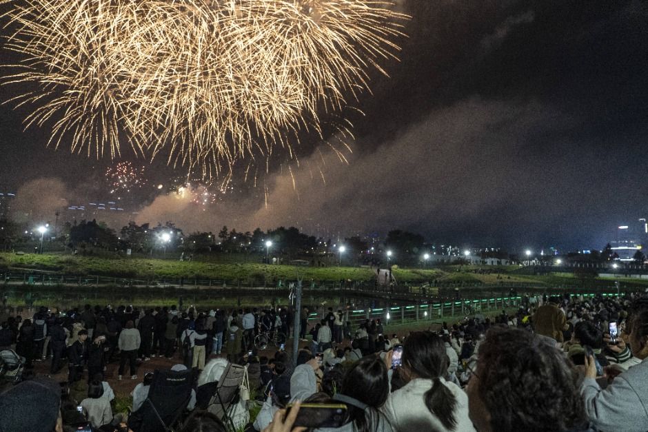 운정호수공원 불꽃축제