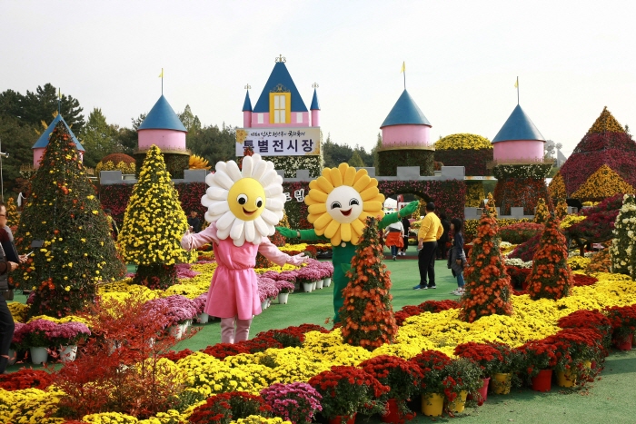 Festival de los Diez Millones de Crisantemos de Iksan (익산천만송이국화축제)