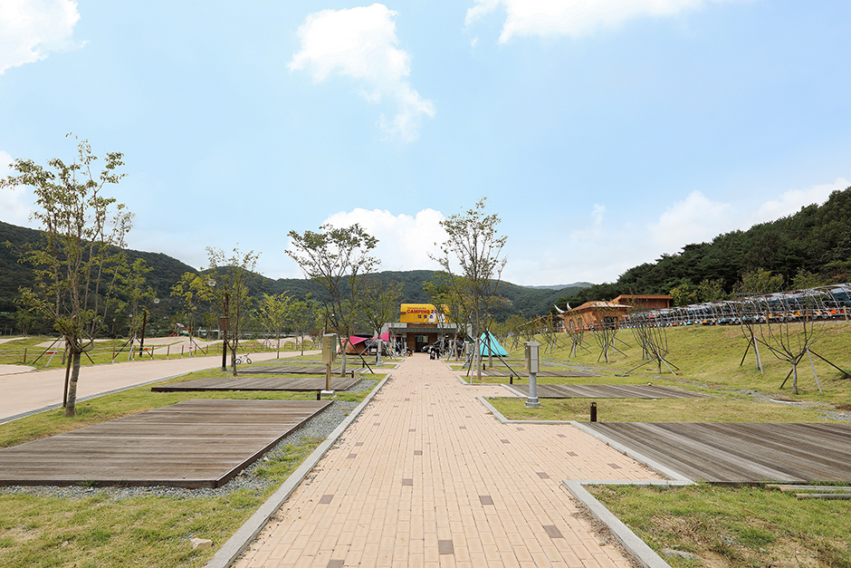 청도군 자전거공원 캠핑장