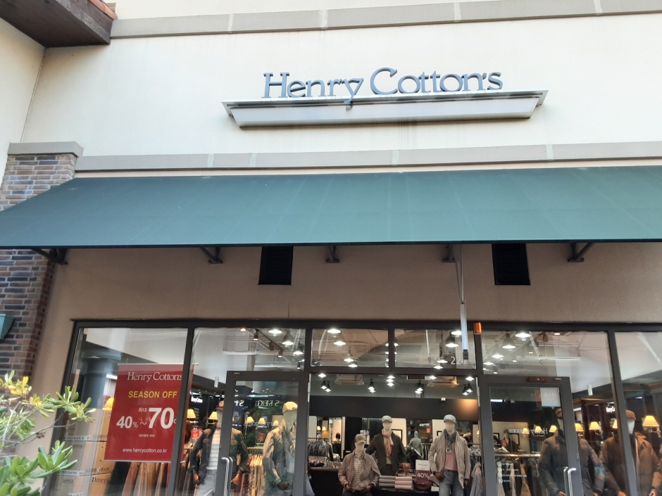 [事後免税店] KOLON（コーロン）Henry Cotton's（ヘンリーコットンズ）・シンセゲ（新世界）プサン（釜山）（코오롱 헨리코튼 신세계부산）