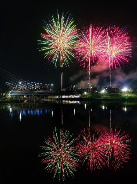 운정호수공원 불꽃축제