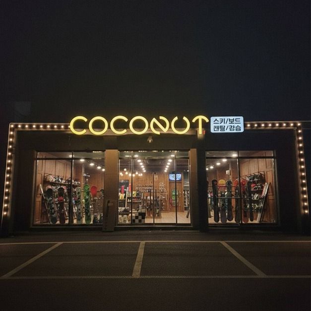 곤지암렌탈샵 코코넛스키