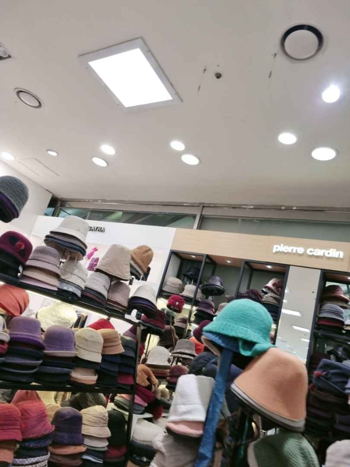 [事后免税店]皮尔卡丹帽子NEWCORE坪村店피에르가르뎅 모자 뉴코아 평촌