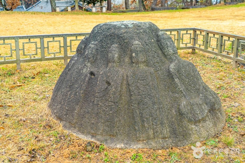 나주 철천리 마애칠불상과 석조여래입상