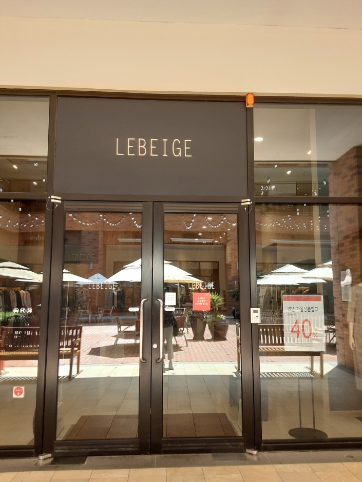 Lebeige - Lotte Outlets Paju Branch [Tax Refund Shop] (르베이지 롯데아울렛 파주점)