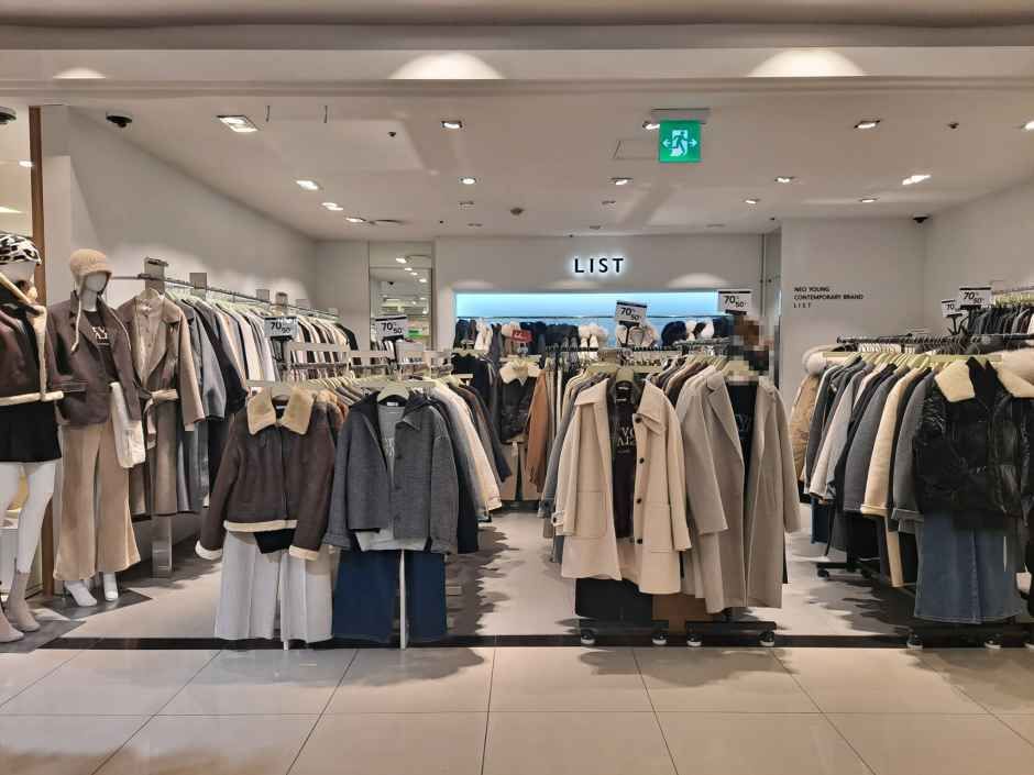 [事後免税店] LIST（リスト）・2001アウトレットチュンゲ（中渓）店(리스트 2001아울렛 중계점)