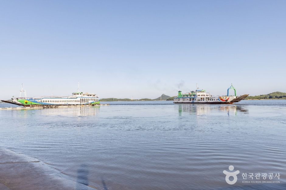 암태남강선착장