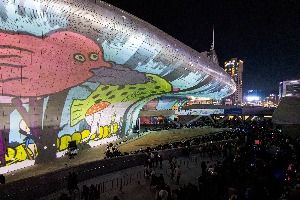 겨울밤 DDP를 물들이는 서울라이트, 빛의 파도 여행기 2025 서울라이트 DDP 겨울 5