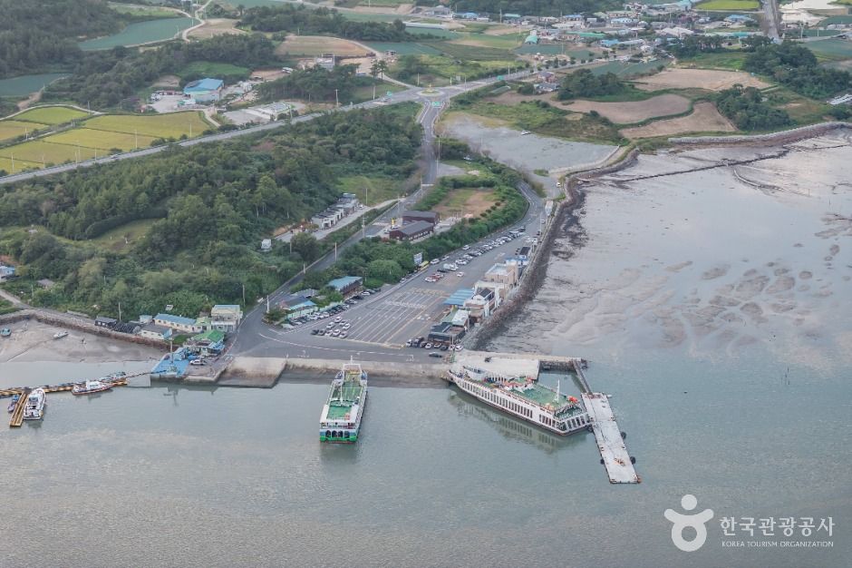 암태남강선착장