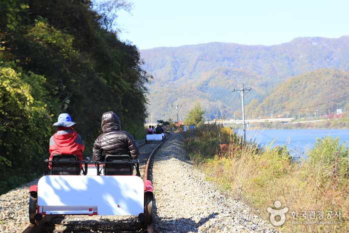 thumbnail-Gangchon Rail Park (Gimyujeong Railbike) (강촌레일파크 (김유정레일바이크))-0