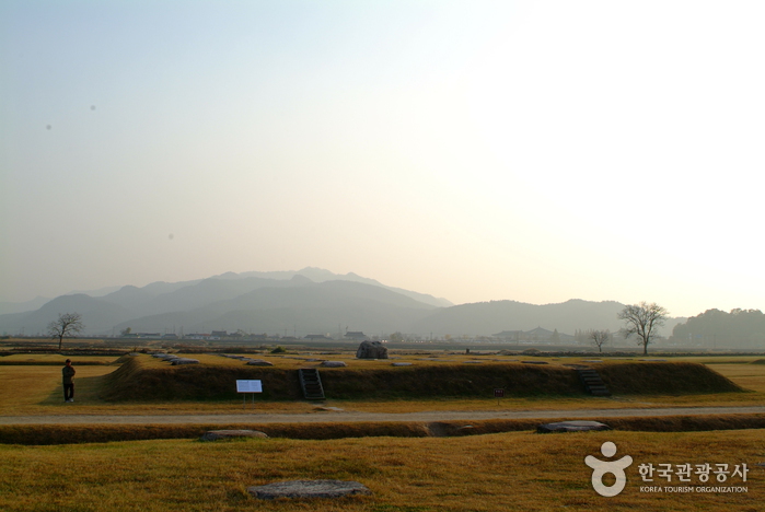Solar del Templo Hwangnyongsa de Gyeongju (경주 황룡사지)