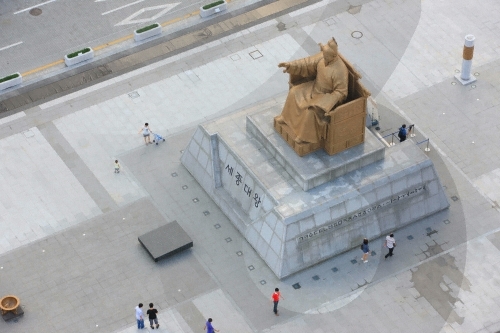 Statue du Roi Sejong (세종대왕 동상)3