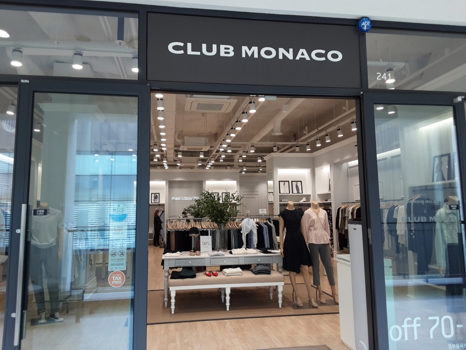 [事后免税店]HANDSOME Club Monaco现代奥特莱斯松岛店(한섬 클럽모나코 현대송도)