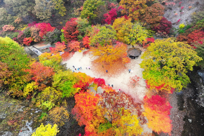 Parc communal du Mt. Gangcheonsan (강천산군립공원)