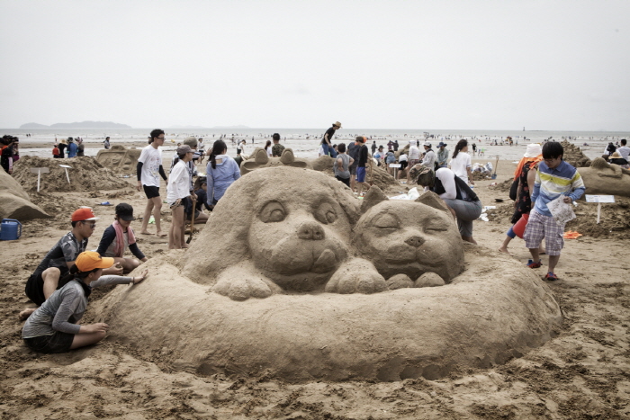 태안국제모래조각 페스티벌 2016 (3)