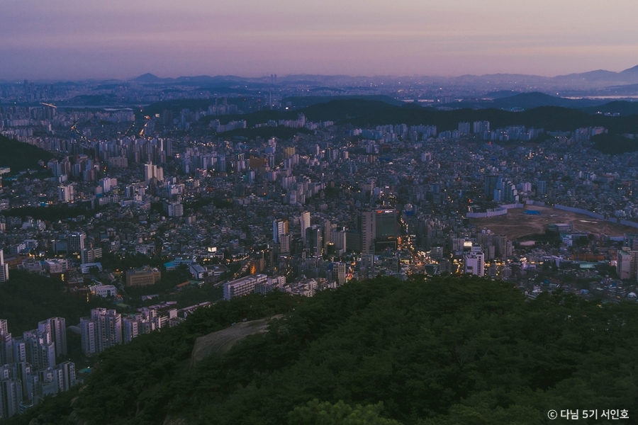 서울_북한산족두리봉_아름다운 야경