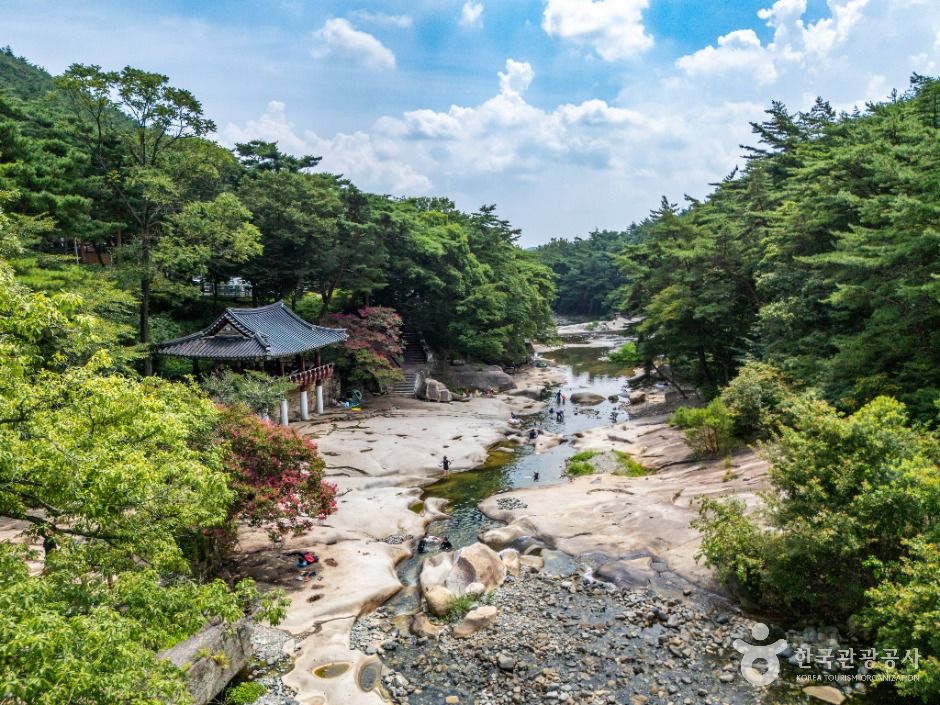 작천정 계곡