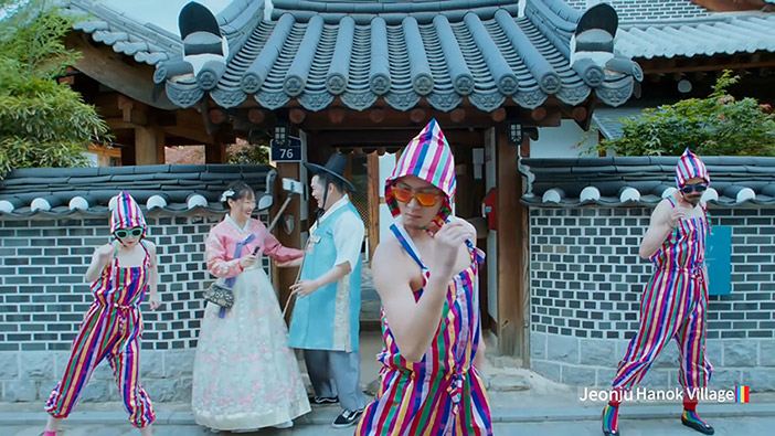 Hanok-Dorf Jeonju im Video „Feel the Rhythm of Korea: Jeonju“