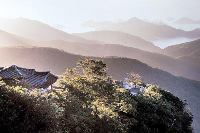 錦山與菩提庵景色 (圖片來源: 錦山菩提庵)
