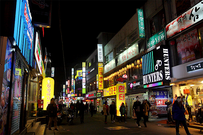 Straße des Geschmacks an der Konkuk Universität (Quelle: Seoul Metropolitan Government)