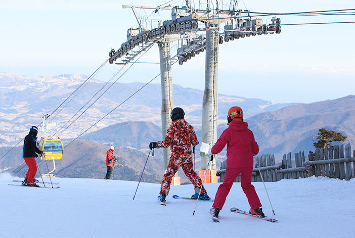 Korrekte Haltung beim Skifahren