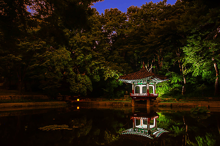 Teich Aeryeonji und Pavillon Aeryeonjeong (Quelle: Cultural Heritage Administration)
