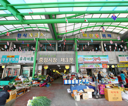 Центральный рынок в Кёнчжу