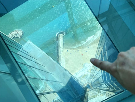 「BUSAN X the SKY」100階にある展望台