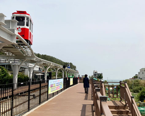 海雲台ブルーラインパーク海辺列車