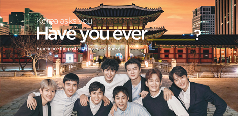 EXOが問いかけます。<br>『韓国でこんなこと、したことある?』