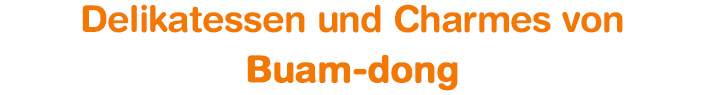 Delikatessen und Charmes von Buam-dong