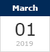 3月 1日