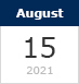 8月 15日