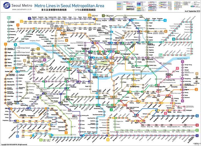 Official Site Of Korea Tourism Org Transportation Seoul Subway Map