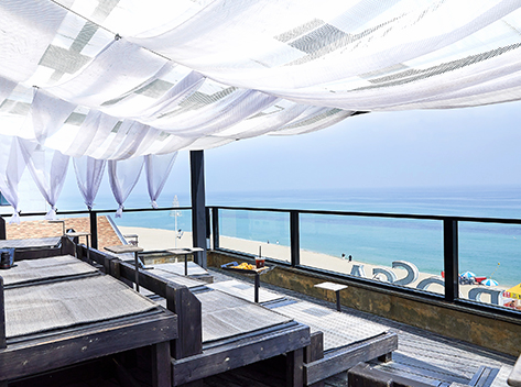 安木海岸カフェ通り