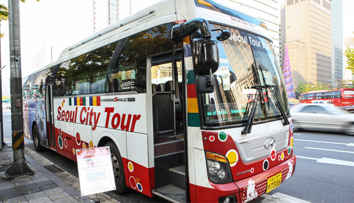 Vue du bus Seoul City Tour Bus 