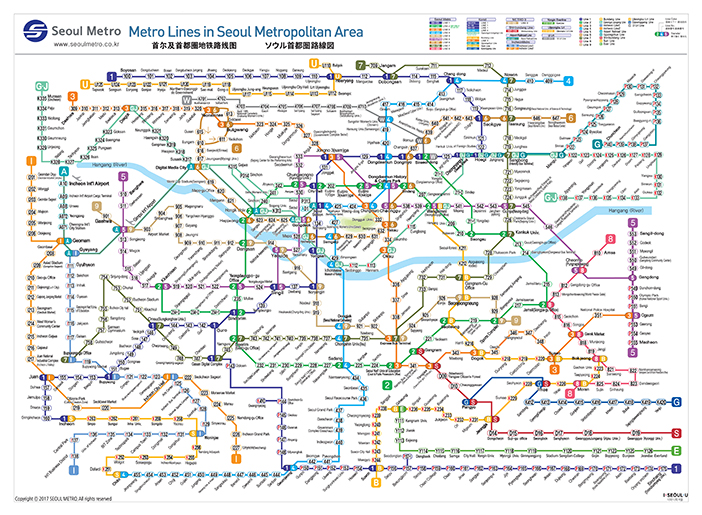 Map of Seoul Metro, seoul metro map