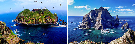 圖片)東島全景(左圖)/ 西島(右圖)