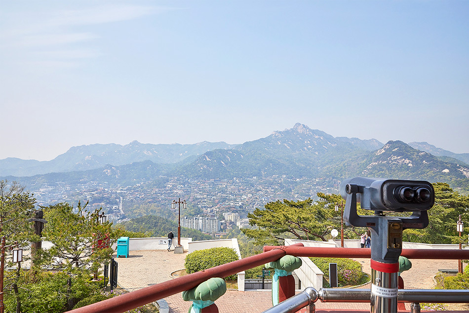 北岳八角亭展望台からの風景