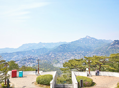 八角亭からの風景