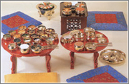 Korean Restaurant in Part 4- Royal Cuisine- royal meal and royal table setting for celebratory occasions 