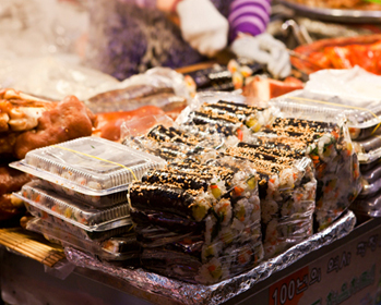 Street food at Gwangjang Market
