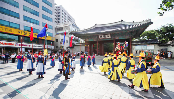 Cambio de Guardia del Palacio Deoksugung.