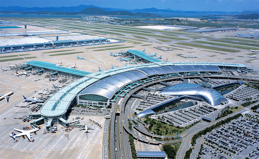 Internationaler Flughafen Incheon (Quelle oben: Incheon Tourism Organization)
