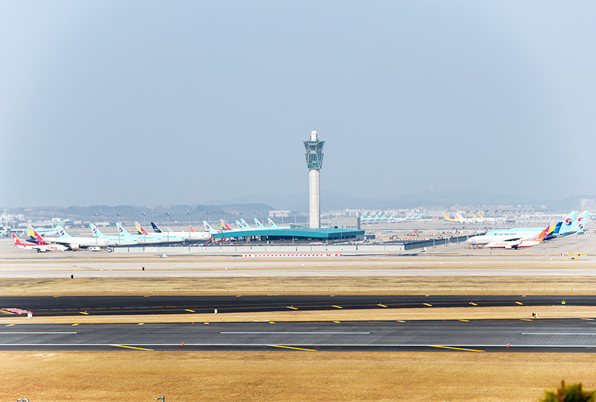 Ausblick vom Oseongsan-Observatorium (Quelle: Incheon International Airport Corporation)