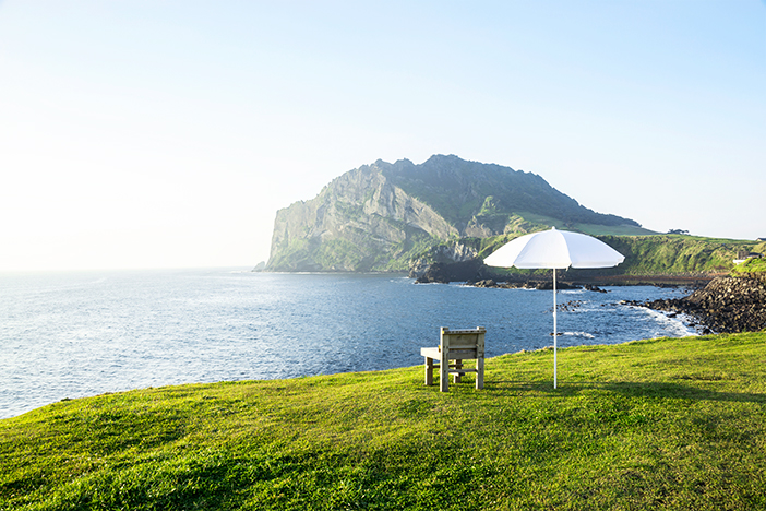 Une plage à Jeju