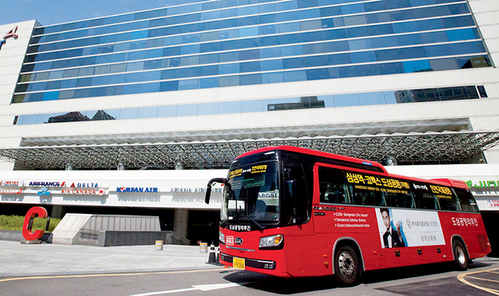 韓國都心機場巴士 (圖片來源: 韓國都心機場)