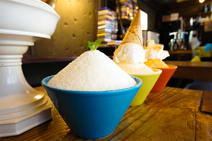 Varios tipos de bingsu