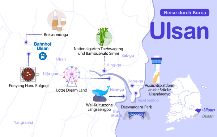 map Ulsan