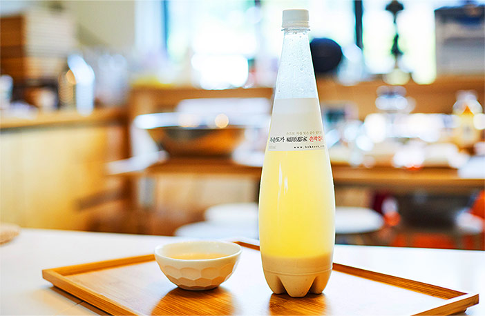 Selbstgemachtes makgeolli